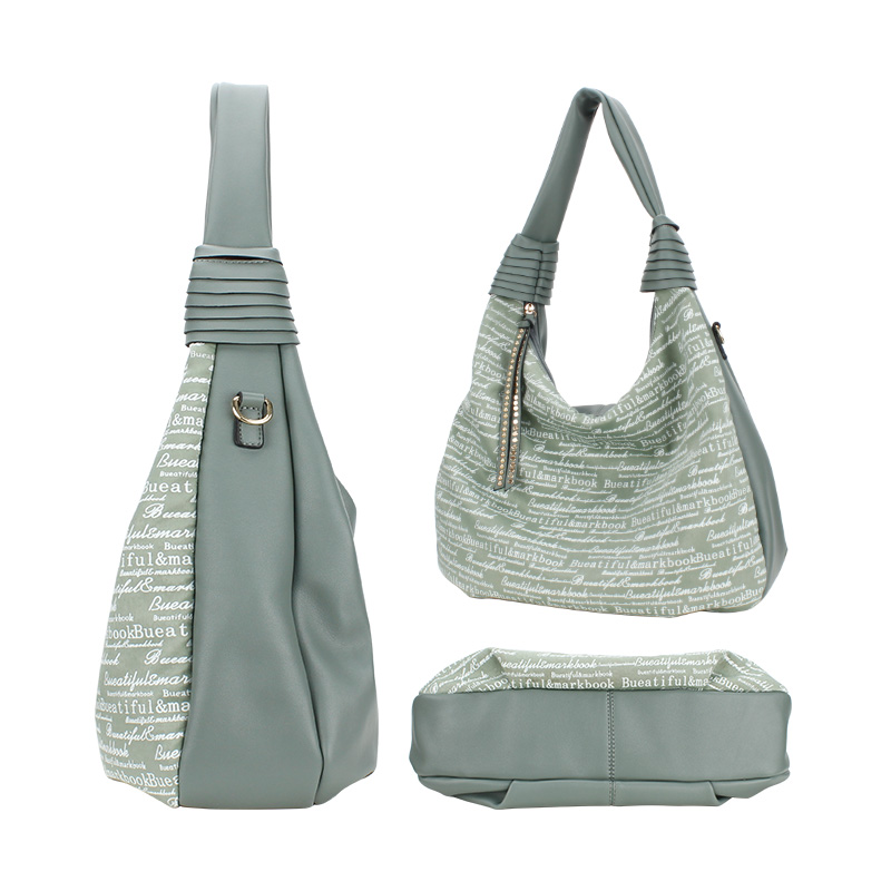 La mujer de la moda, bolso de vagabundo, bolso de bolsillo blando.