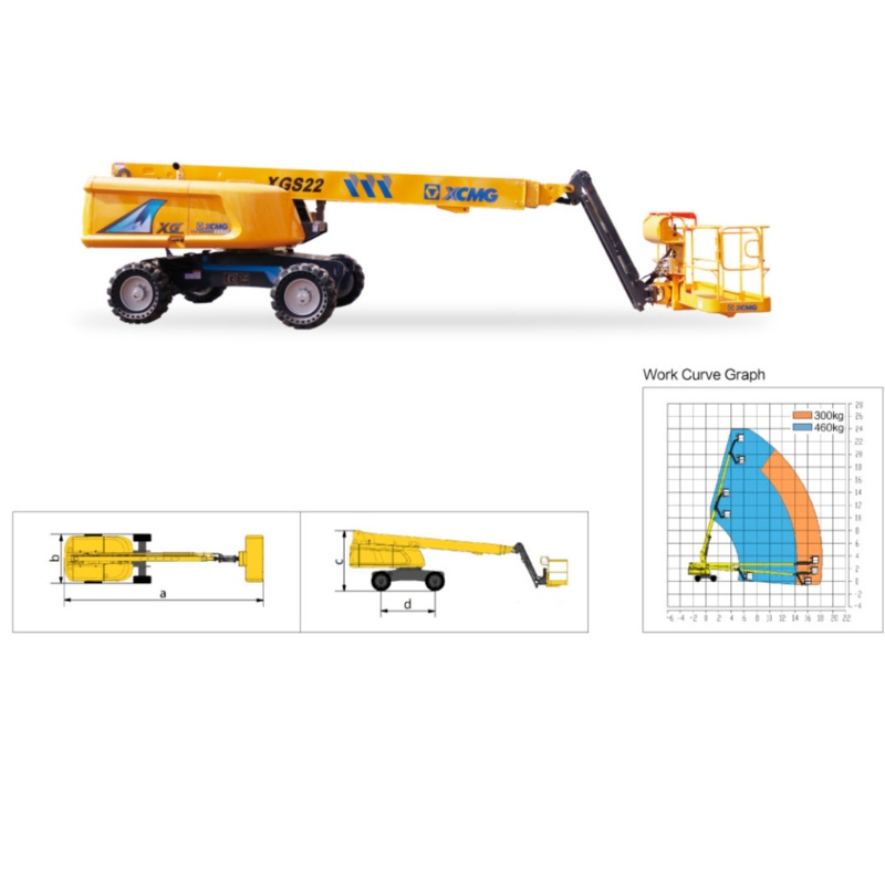 Plataformas elevadoras telescópicas XGS22
