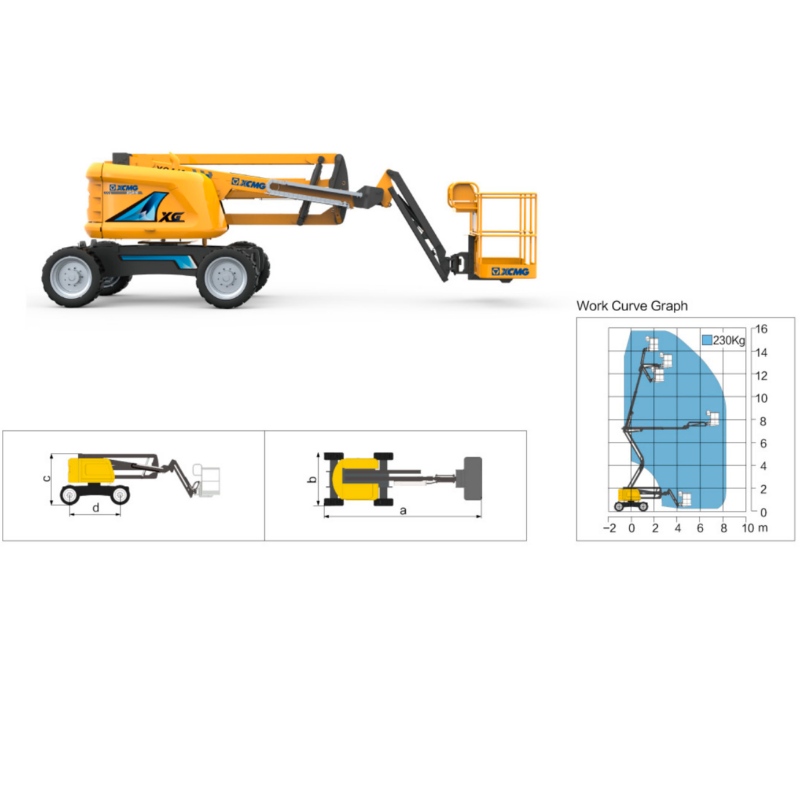Plataformas elevadoras articuladas XGA16