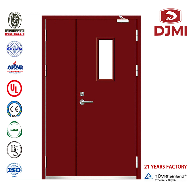 Certificado Whi 10C Puerta acústica de acero con clasificación de doble oscilación UL para puerta acústica de acero con clasificación de fuego para personalización Certificado Ul Puerta de doble hoja Puertas de acero con clasificac...