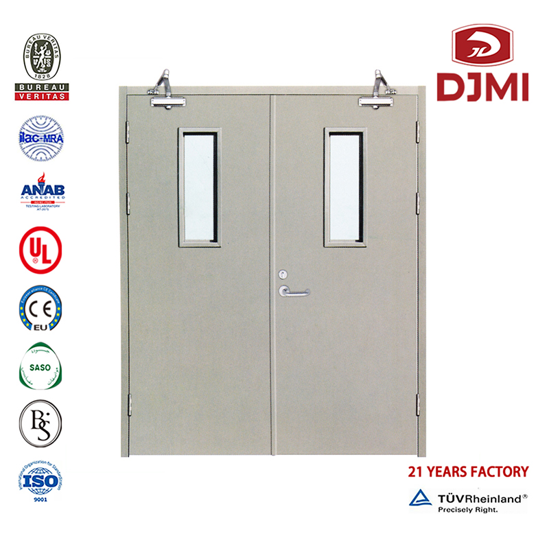 Normas baratas xzic 180min Fire Steel puertas de Seguridad personalizadas 2 horas de espesor material 180min ul Fire Steel puertas de Dalian