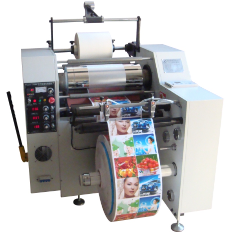 Máquina laminadora de etiquetas de rollo a rollo XHM500A-J