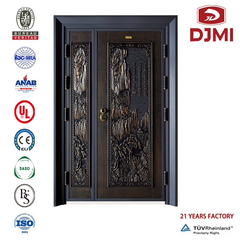 Nuevo diseño Puerta de acero interior de doble hoja de seguridad barata Puerta de una sola hoja Puertas de entrada frontal nuevas para la venta Puerta de acero de doble hoja Exterior Venta caliente Lowes Entry Sceurity Hecho en China Pr...