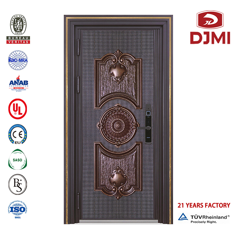 China Plant foto 's Door Design of Quality Steel Safety door Home Blind Timber Quality Steel China Safety Door