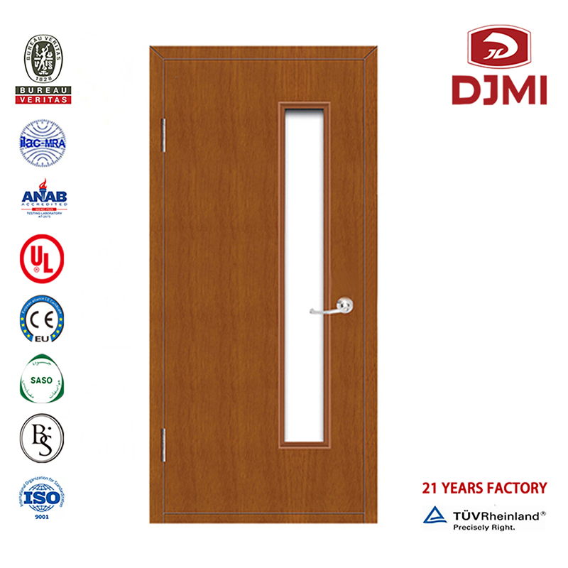 Fábrica china Diseños de madera de teca 2 horas 60 minutos Puerta de madera resistente al fuego Diseños principales de alta calidad 2011 Madera Puerta interior ignífuga de emergencia Jambas de madera baratas Puerta de salida de emerg...