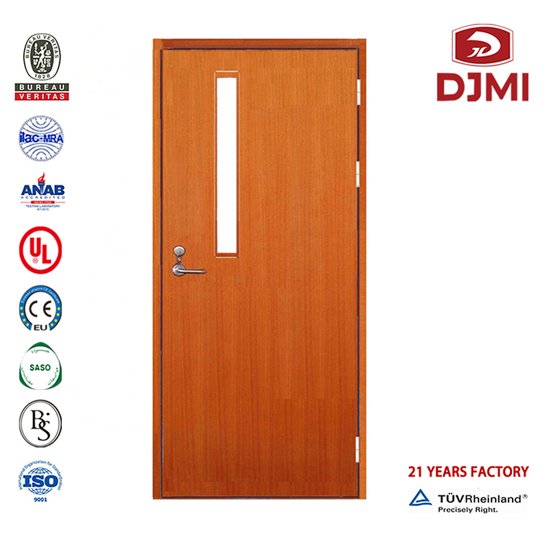 Prueba personalizada Soild Wood Puerta de madera ignífuga a prueba de fuego Fábrica china Mdf a prueba de rasante Puerta comercial Puertas cortafuego interiores Letrero de sala de reuniones barato Puerta de madera doble Puertas clasifi...