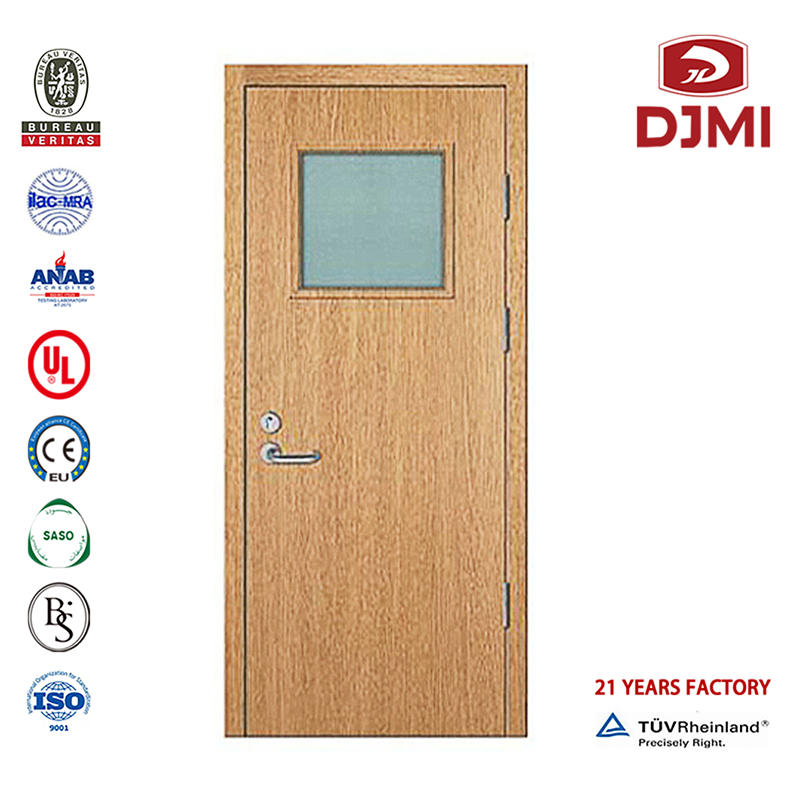 Fábrica china Puerta doble de madera al ras Puertas cortafuegos de 1 hora Salida de emergencia de madera ul de alta calidad Puerta interior de madera contra incendios Puerta de salida de madera de chapa de núcleo macizo barata Puertas ...