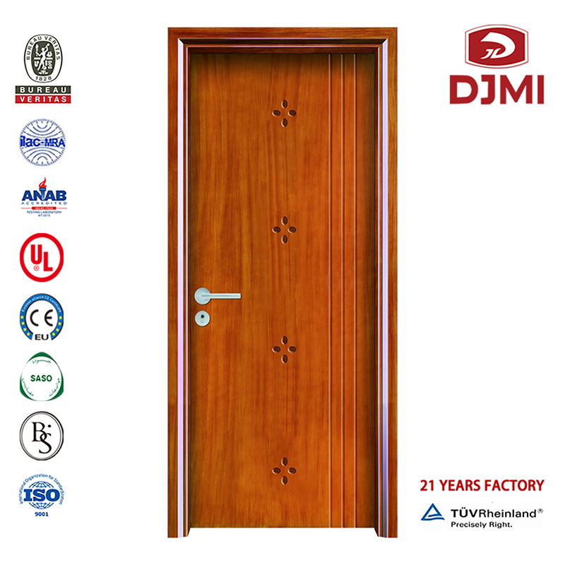 Nuevas configuraciones Chapa Ul Proof Puerta de madera comercial con clasificación de fuego Puerta de madera de cerezo personalizada Interior de madera Puerta de madera Puertas batientes dobles de madera de alta calidad Puertas con clas...