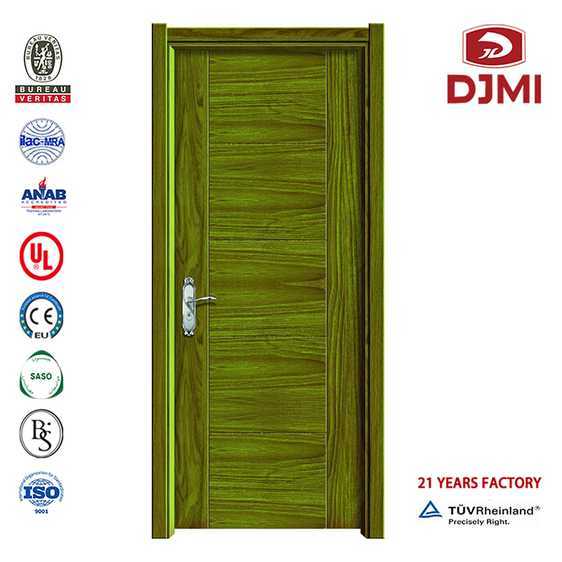 Puerta cortafuego residencial laminada HDF con núcleo sólido de alta calidad Proveedor de puertas cortafuegos con clasificación de 45 minutos Baratas Puertas interiores de paneles de madera maciza Marco personalizado Ul 1 hora Madera ...