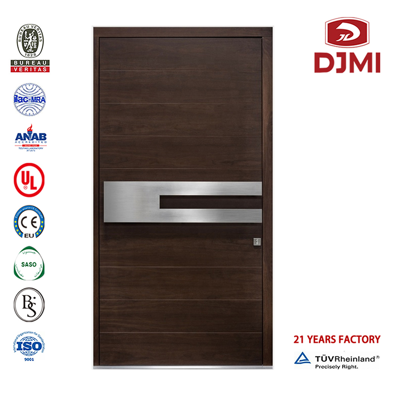 Hotel de fábrica china Puerta de entrada de madera Puertas de salida de incendios comerciales laminadas a ras Puertas de madera de fábrica china Habitación de hotel Puerta interior de madera maciza incombustible Prehung Puerta interio...