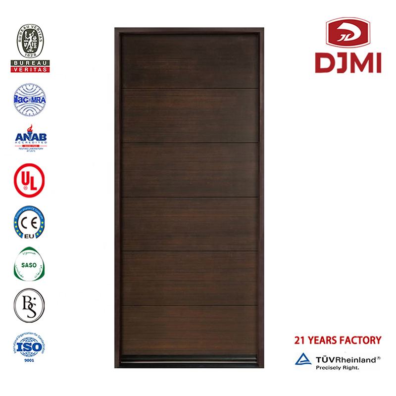 Barra de empuje de pánico personalizada Puerta cortafuego de salida de metal Puertas de hotel Puertas de hotel personalizadas de madera Ul Hotel de madera ignífugo Puerta cortafuego de fábrica de Foshan personalizada Ul 90 minutos En1...