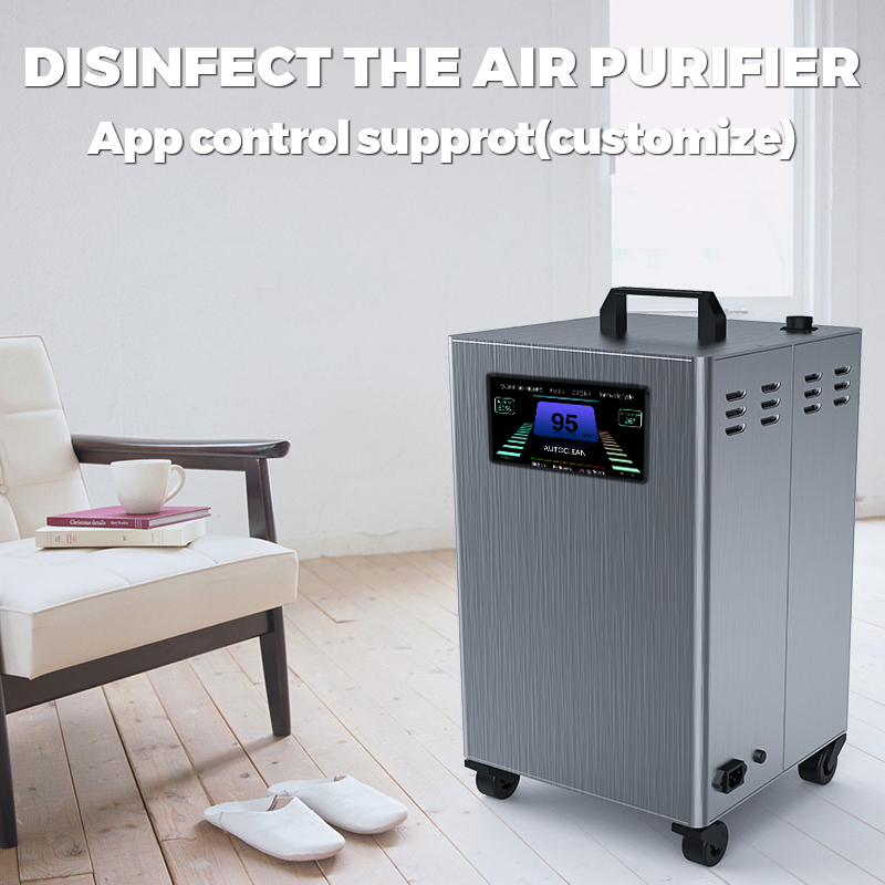 Purificador de aire con generador de ozono inteligente omnidireccional