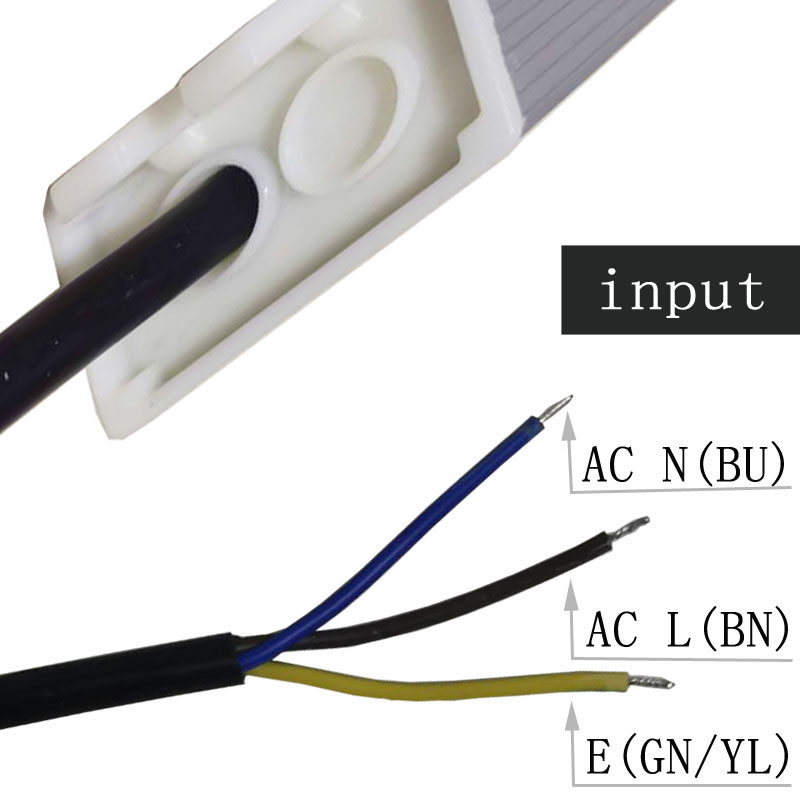 12 v 0.83a 10 W potencia LED impermeable