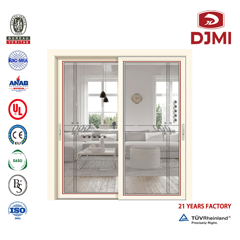 Venta caliente Imagen de muestra Panel deslizante Diseño de grano de madera Fabricante experto Puerta de vidrio Imagen hermosa multifuncional Ventana de aluminio y motor Puerta corredera Fabricante experto Puerta de vidrio