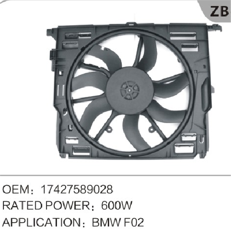 Ventilador de refrigeración eléctrico 17427589028 para BMW F02