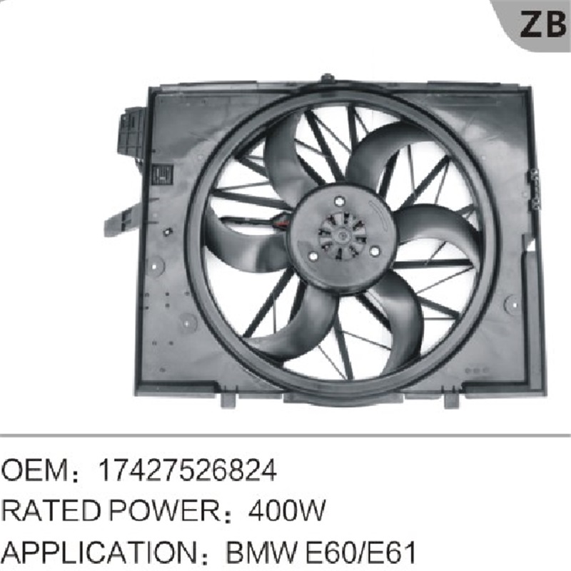 Ventilador de refrigeración para piezas de repuesto de vehículos para e60 OEM 17.427.526.824