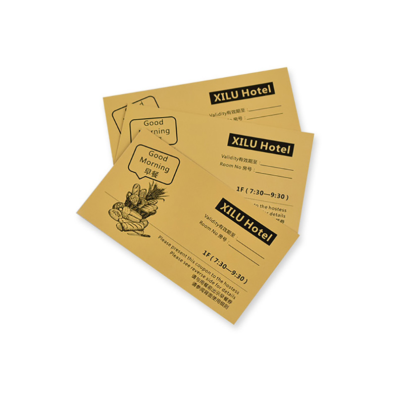 Cupón de desayuno 003