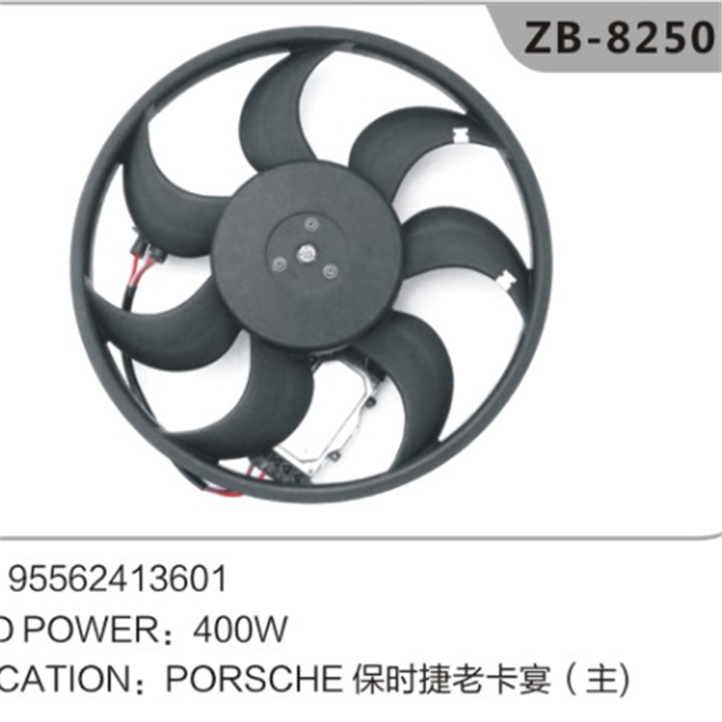 95562, 241, 13601 ventiladores de refrigeración para radiadores automáticos de porche Cayenne