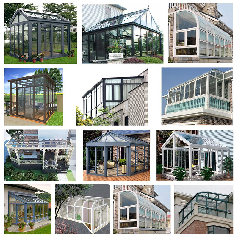 New Design Sunshine Home Steel Glass Best Shopping Sunshine Room New Shadow panel Aluminum patio cristal Aluminium Sunshine Room hot - selling Adapting Sunshine Room panel TAP vidrio