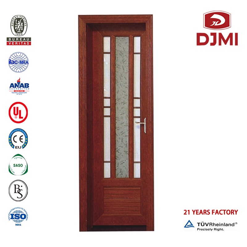 Nuevo diseño madera puerta interior baño puerta precio nuevo dormitorio cuarto de huéspedes impermeable puerta diseño carpintero Sala de estar cristal puerta impermeable