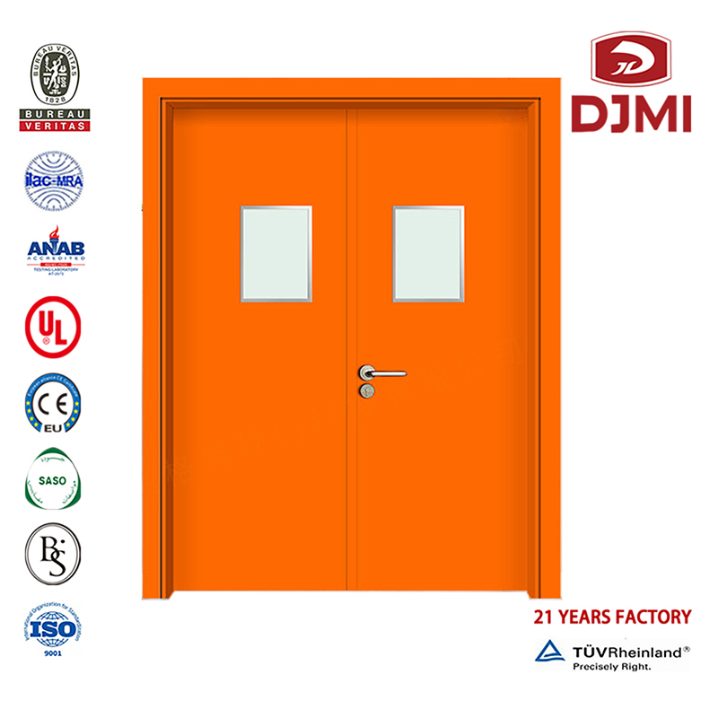 New Establishment Hospital made madera panel Design Standard puerta China Factory Hospital interior madera panel incrustado en diseño europeo alta calidad fibra de densidad tabla precio de aluminio baño puerta hospital moderno