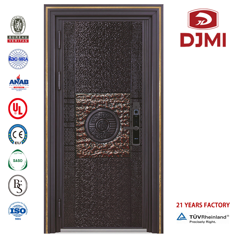 Seguridad exterior aluminio acero algodón barato seguridad residencial seguridad interior TURQUÍA puerta de madera de acero TURQUÍA / puerta de revestimiento visual de metal con placa de aluminio fundido