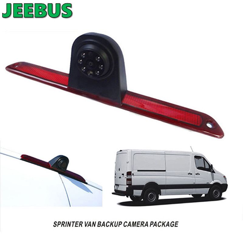 Cámara de luz de freno impermeable de visión nocturna HD para Benz Sprinter VW Crafter 2007-2019