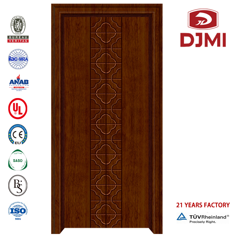 Diseño de puerta cortafuego de madera de seguridad principal de alta calidad Puertas de madera maciza Nuevas configuraciones Puerta de madera resistente al fuego con marco y hoja con certificación UL Puertas de salida resistentes al fu...