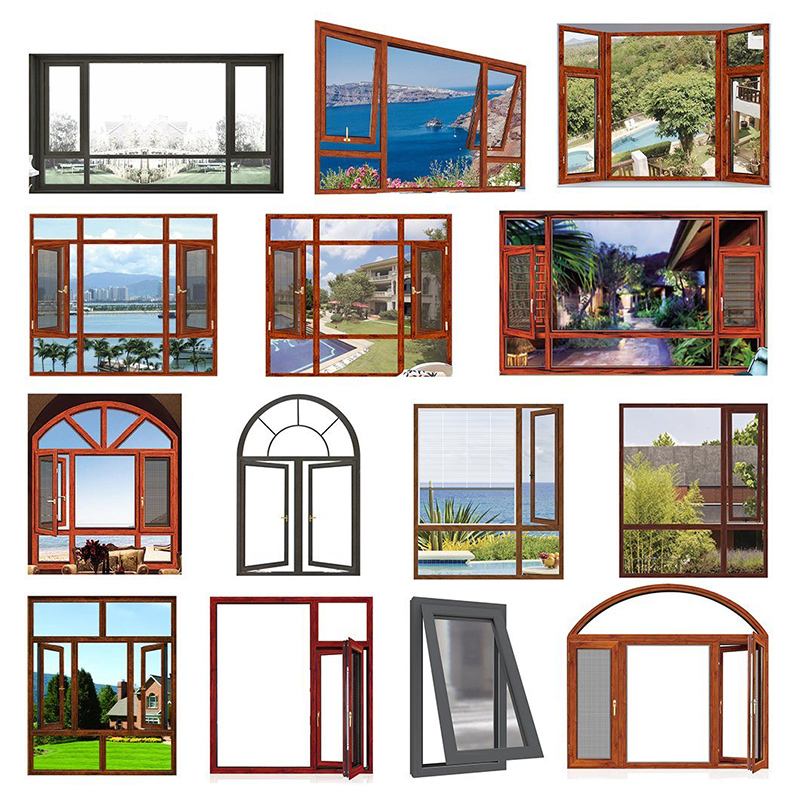 Nuevo diseño de madera para abrir ventanillas canadienses de cristal aislante de cristal de vapor de ceniza francesa ventana de madera compuesta de madera de madera de madera de madera madera de madera madera de madera madera de madera ...