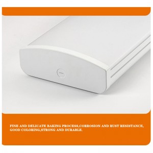 Lámparas de instalación planas conectadas de LED de 4 pies, lámparas de taller de LED de garaje de 5.000 K, etl y Energy Star autenticadas, lámparas lineales de interiores de LED, lámparas de succión de LED