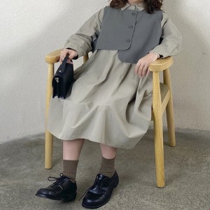 Diseño liviano diseño sencillo moda casual color estampado color algodón súper personalizado 19.530 camisas vestido + chaleco