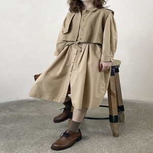 Diseño liviano diseño sencillo moda casual color estampado color algodón súper personalizado 19 572 camisa vestido + chaleco