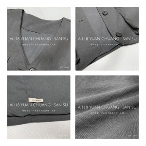 Diseño liviano diseño sencillo chaleco de moda chaleco de seda