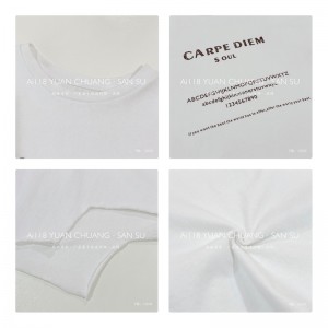 Diseño liviano estilo cilíndrico coser mangas estilo recreativo seda tamaño grande personalizar 12.630 camisetas