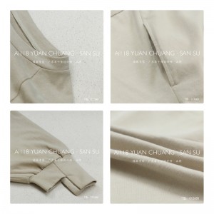 Diseño liviano estilo cilíndrico coser mangas estilo recreativo seda talla talla talla grande 12.685 camisetas