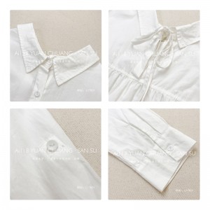 Diseño liviano estilo estilo casual, barra rayada, extra grande, camisa flexible 17.831