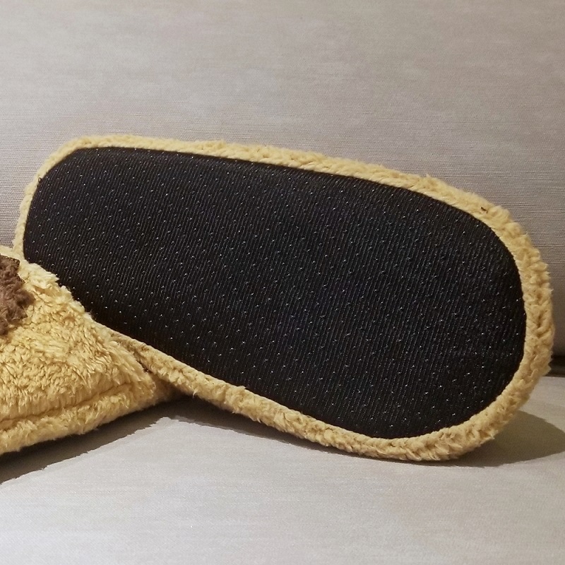 Peluche lindo León mula zapatillas