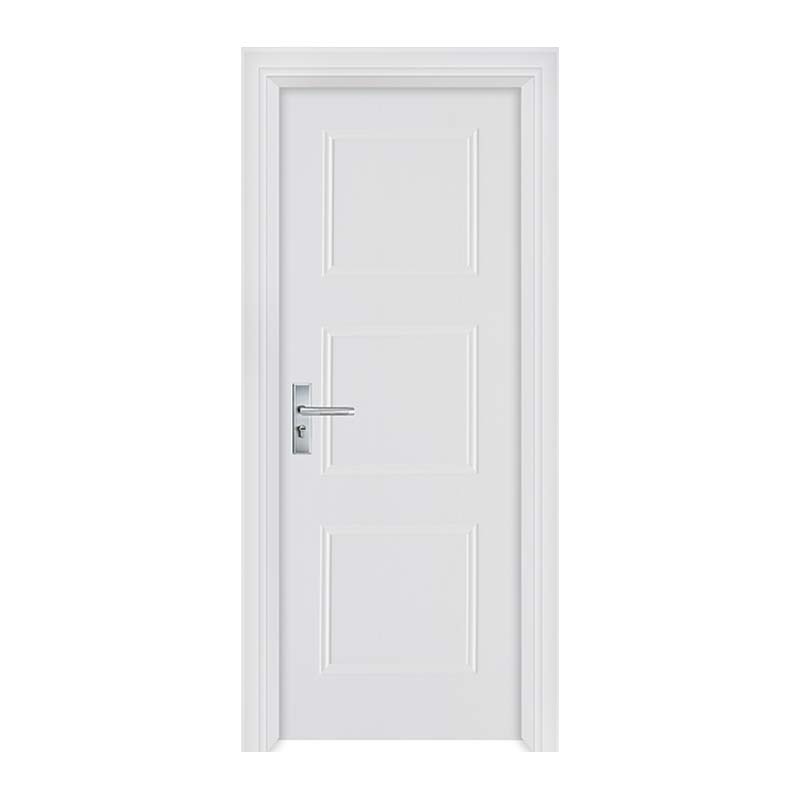China puertas de madera de dormitorio barato puerta principal blanca salida de fábrica a prueba de sonido commercia
