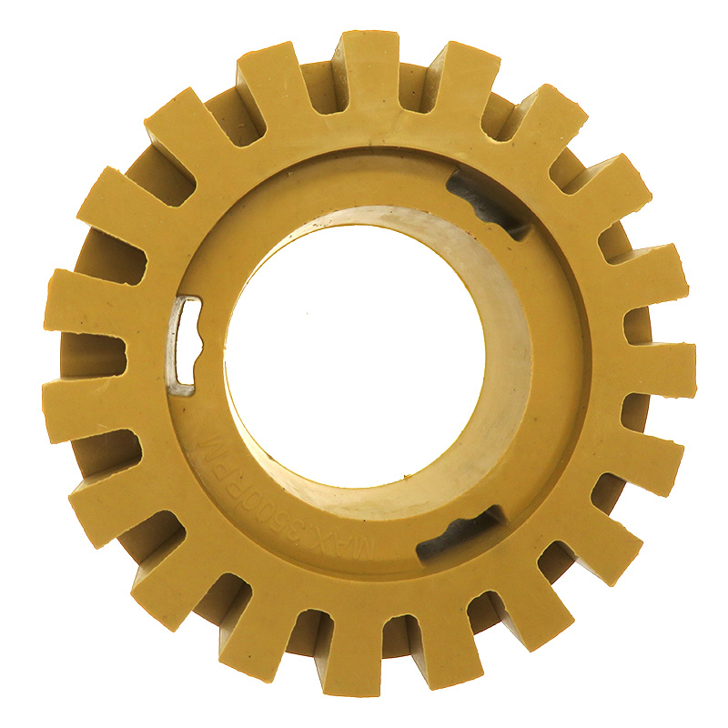 4 pulgadas, 100 mm Goma de caucho rueda de frotación whizy rueda de perforación de base de etileno adhesivo