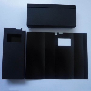 Hoja aislante de PC negra de Bopu, junta aislante resistente a altas temperaturas, hoja de mylar plegable fácil ignífuga