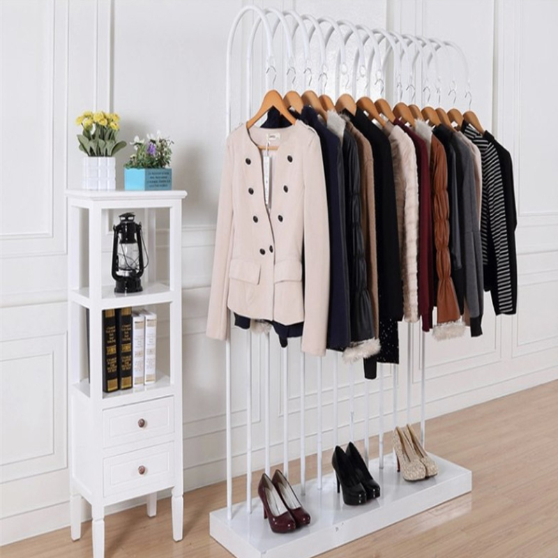 Tmj PP - 567 Gold Retail Garment shop Equipment Display rack