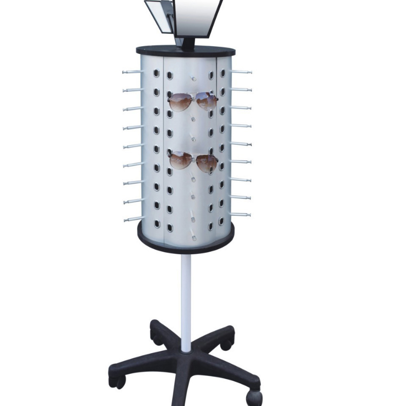 Tmj PP - 572 Metal floor Rotary sunglass Display Frame