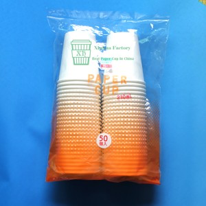 7oz 210ml taza de papel de agua mercado de la cena de Japón