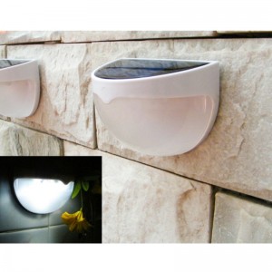 Lámpara de pared semicírculo solar