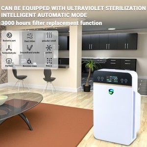 Purificador de aire aniónico saludable