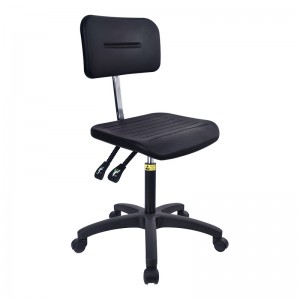 Seguridad industrial que trabaja la silla antiestática flexible de la espuma de la PU del recinto limpio del ESD