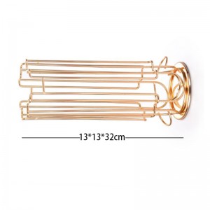 Tmj PP - 582 360 degree Rotary metal base Coffee pod Station Coffee Capsule Display Frame