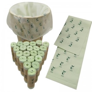 Bolsas de plástico biodegradable de almidón de maíz de alta calidad