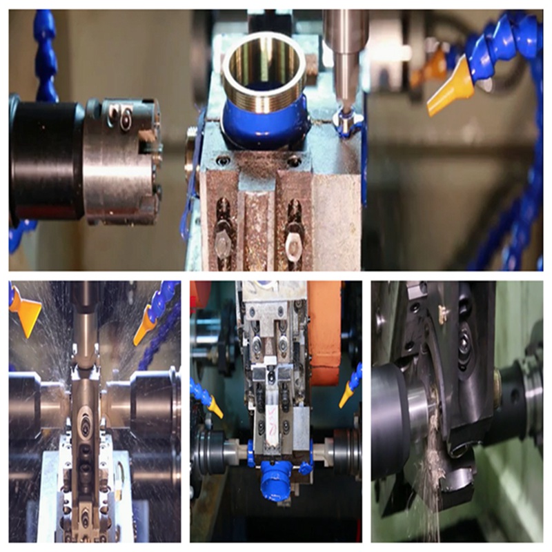 Máquina de transferencia rotativa CNC para válvula de latón