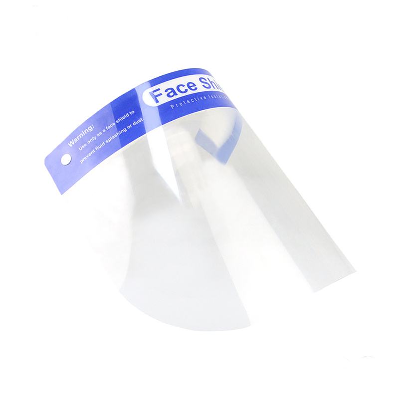 Esponja transparente reutilizable de la pantalla de la cara del visera facial completa reutilizable del logotipo En166